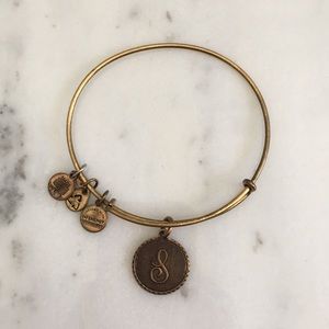 Alex & Ani Gold “S” Bracelet